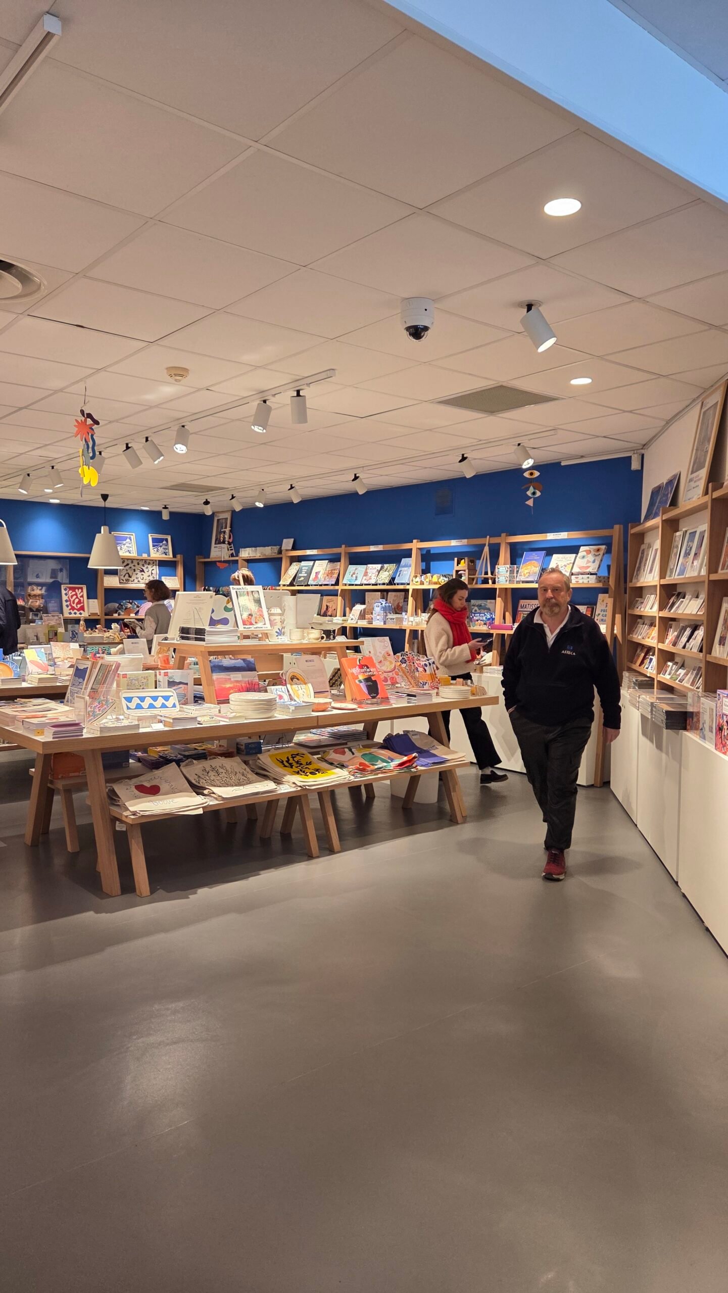 Interior of the Musee Matisse museum shop, Nice