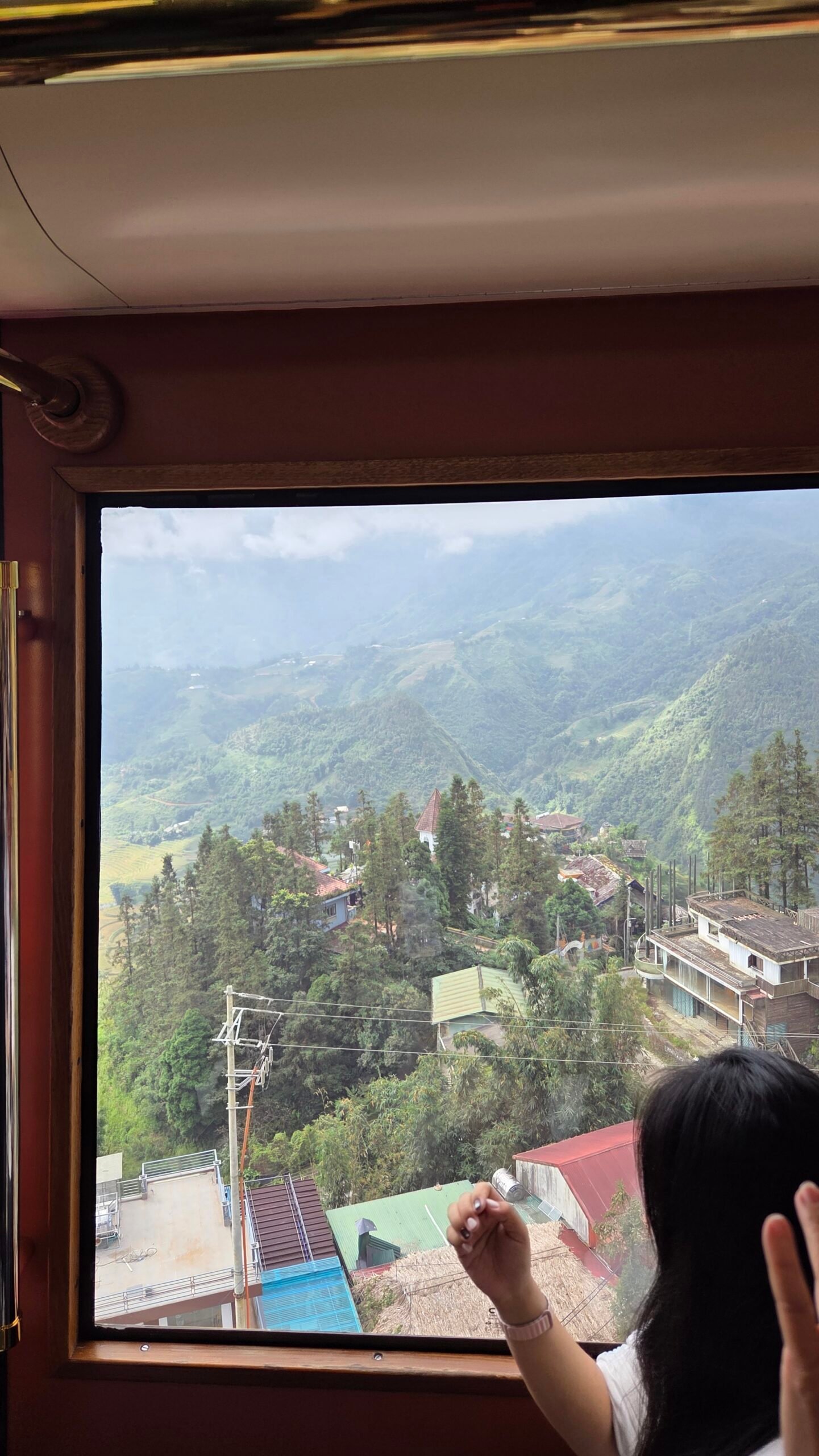 View from the Muong Hoa monorail first thing in the morning